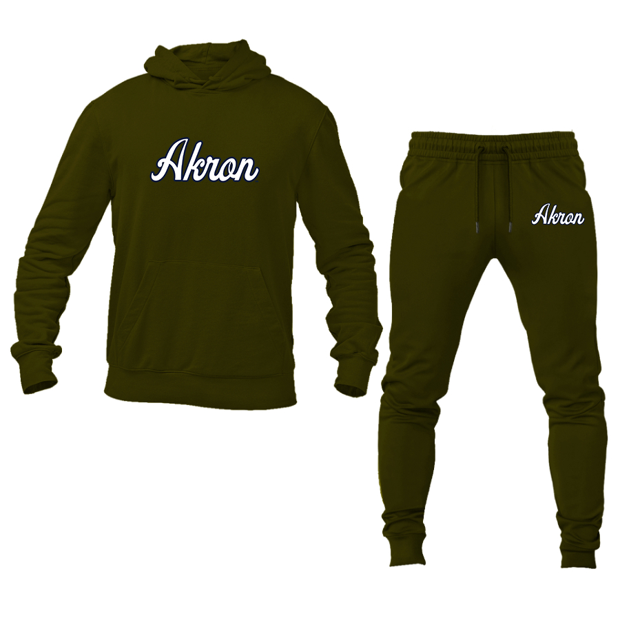 Men's Akron Zips Hoodie Joggers Set