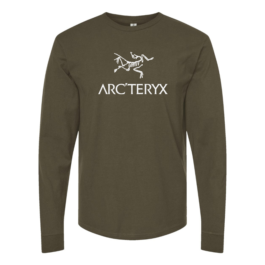 Men's Arcteryx Logo Cotton Long Sleeve T-Shirt