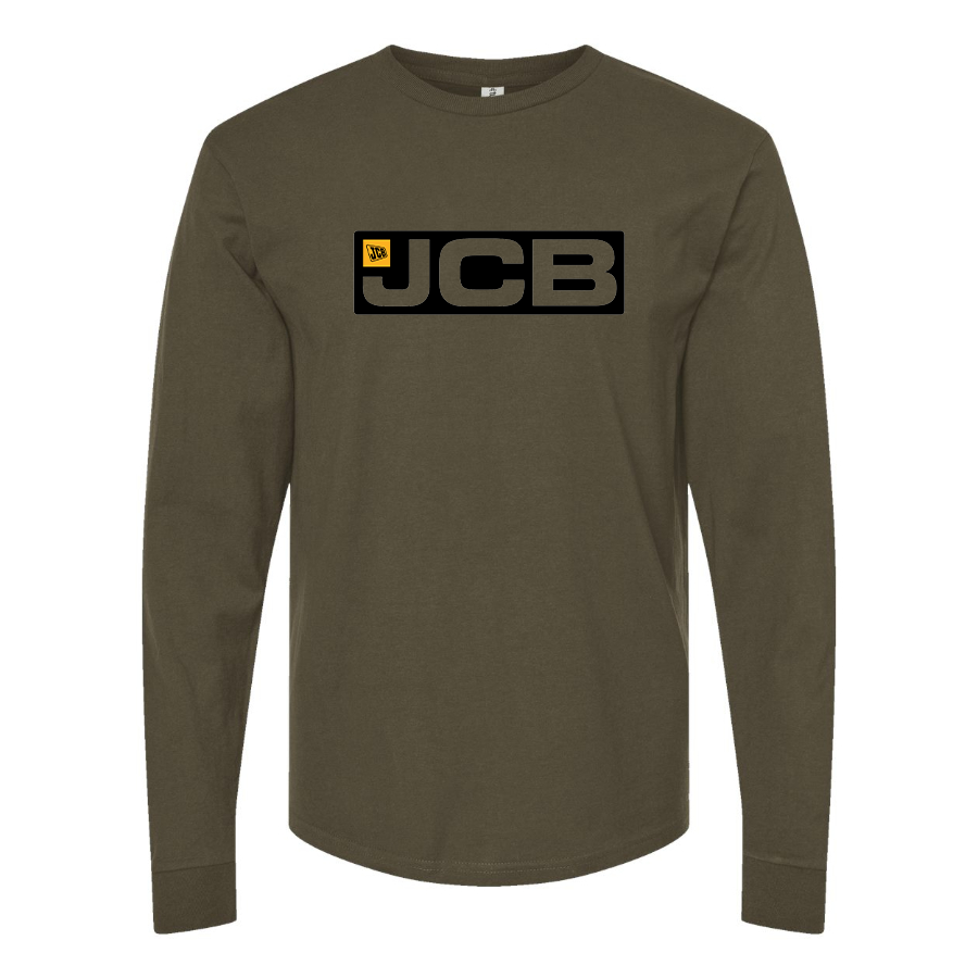 Men's JCB Logo Cotton Long Sleeve T-Shirt