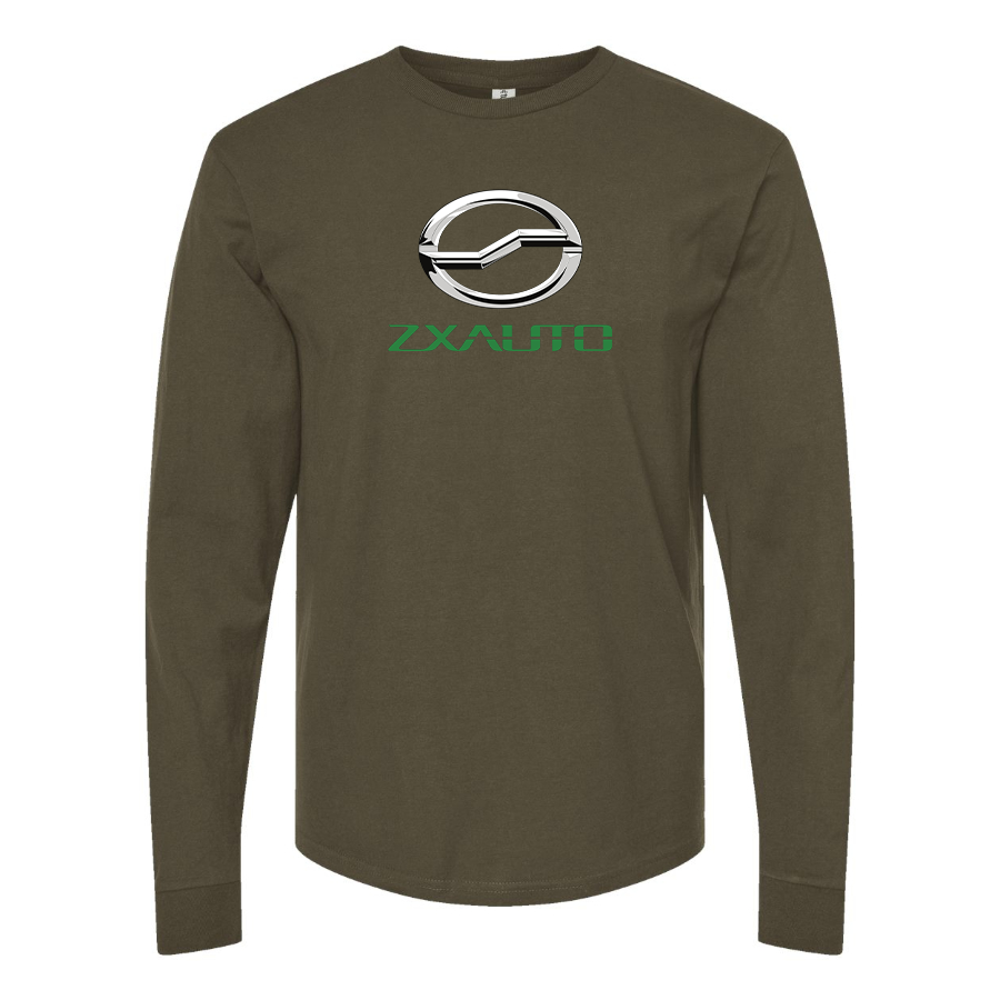 Men's ZX Logo Cotton Long Sleeve T-Shirt