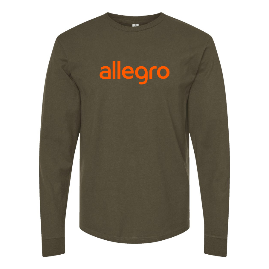 Men's Allegro Logo Cotton Long Sleeve T-Shirt