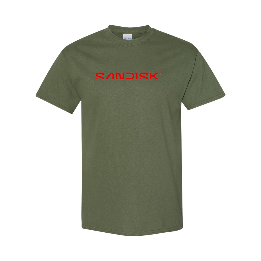 Men's SanDisk Logo Cotton T-Shirt