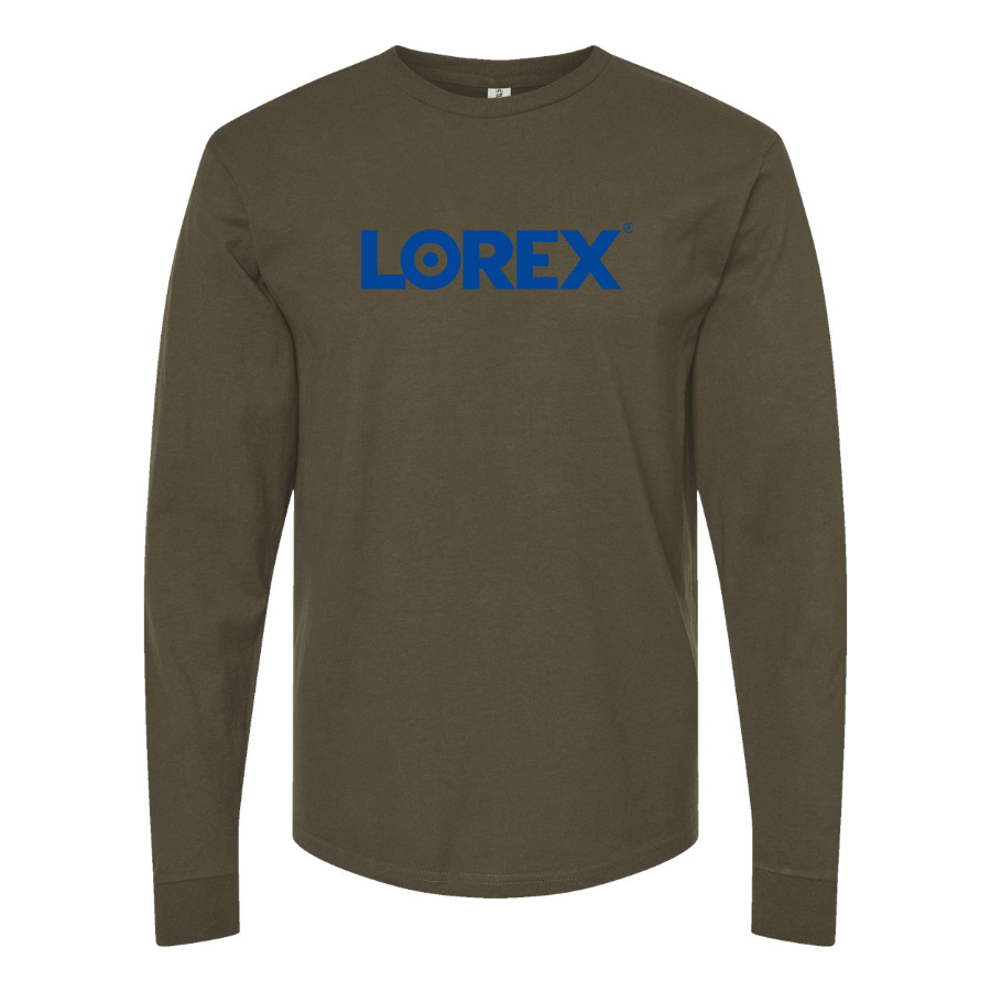 Men's Lorex Technology Logo Cotton Long Sleeve T-Shirt