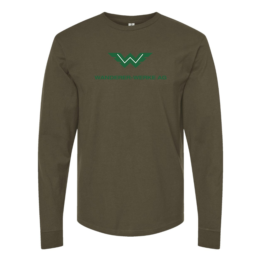 Men's Wanderer Werke Logo Cotton Long Sleeve T-Shirt