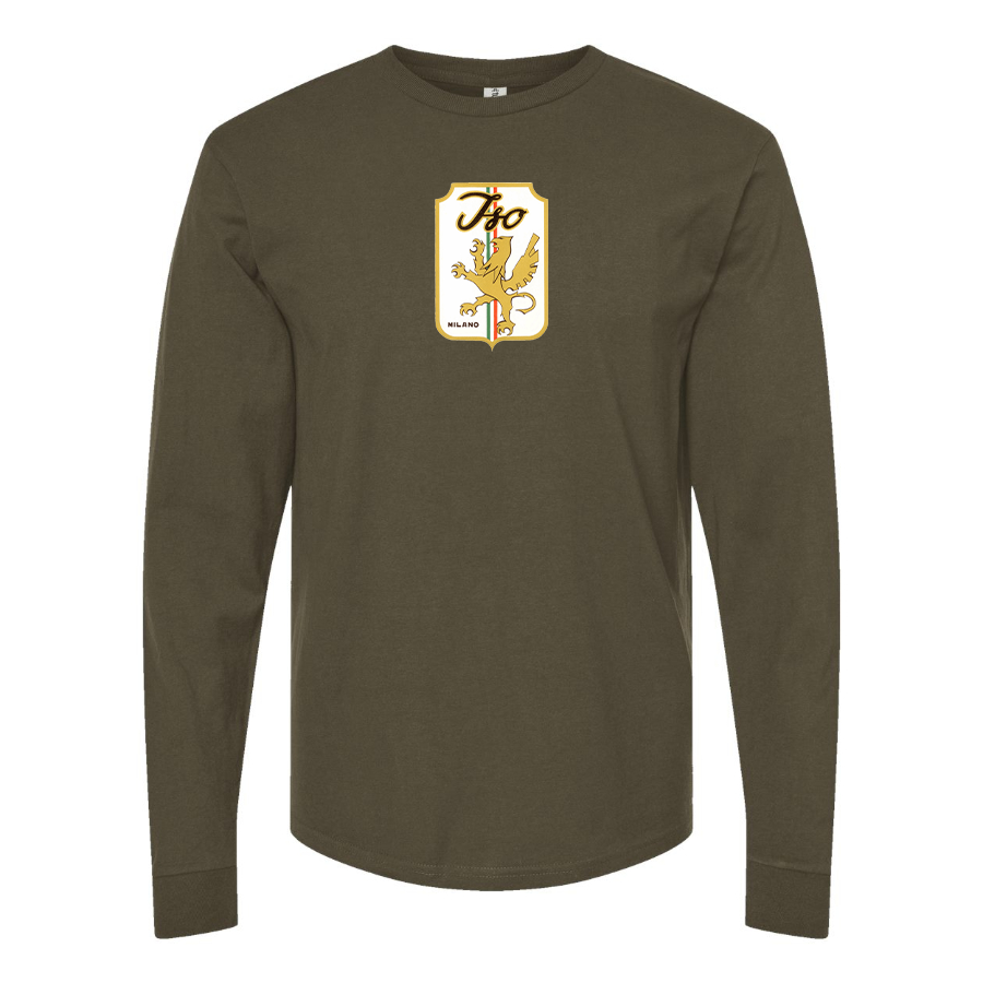 Men's Iso Logo Cotton Long Sleeve T-Shirt