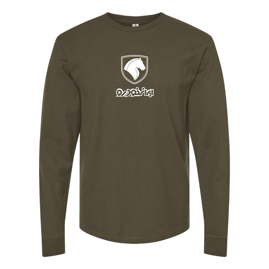 Men's Iran Khodro Logo Cotton Long Sleeve T-Shirt