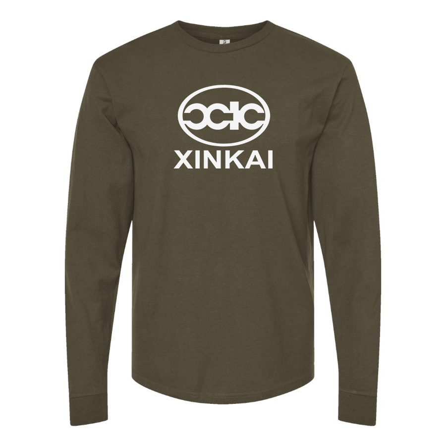 Men's Xin Kai Logo Cotton Long Sleeve T-Shirt