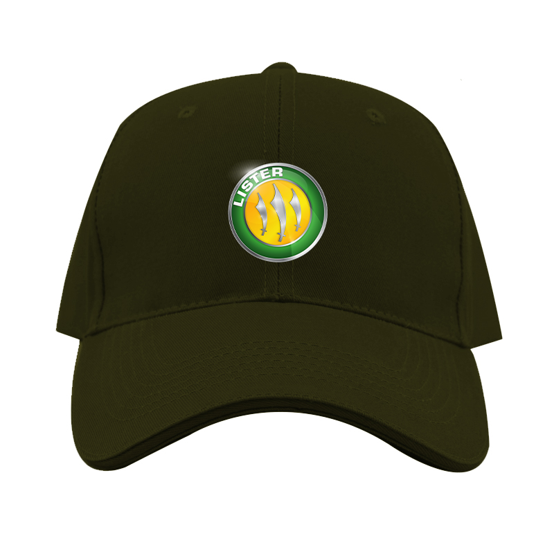 Lister Motor Company Logo Dad Baseball Cap Hat