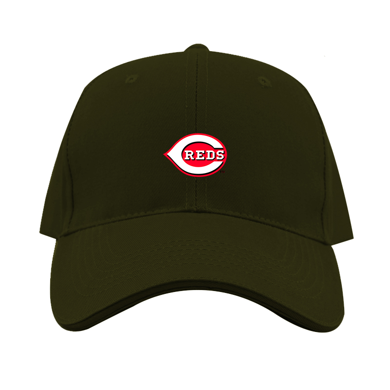 Cincinnati Reds Logo Dad Baseball Cap Hat