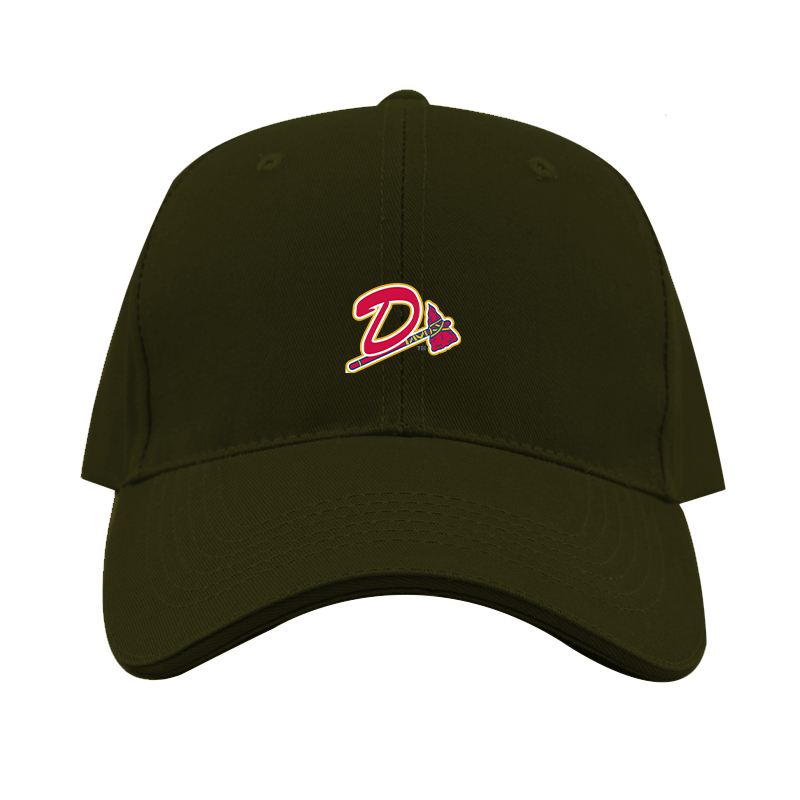 Danville Braves Logo Dad Baseball Cap Hat