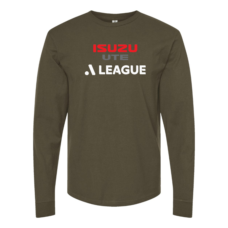 Men's A League Logo Cotton Long Sleeve T-Shirt