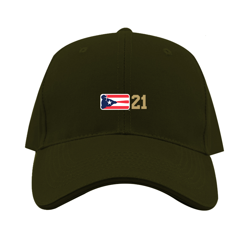 Liga de Beisbol Profesional Roberto Clemente Logo Dad Baseball Cap Hat