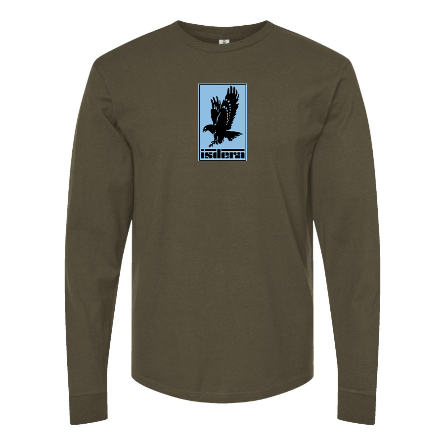 Men's Isdera Logo Cotton Long Sleeve T-Shirt