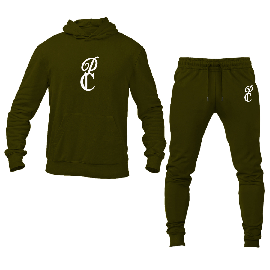 Men's P & C Black Hoodie Joggers Set