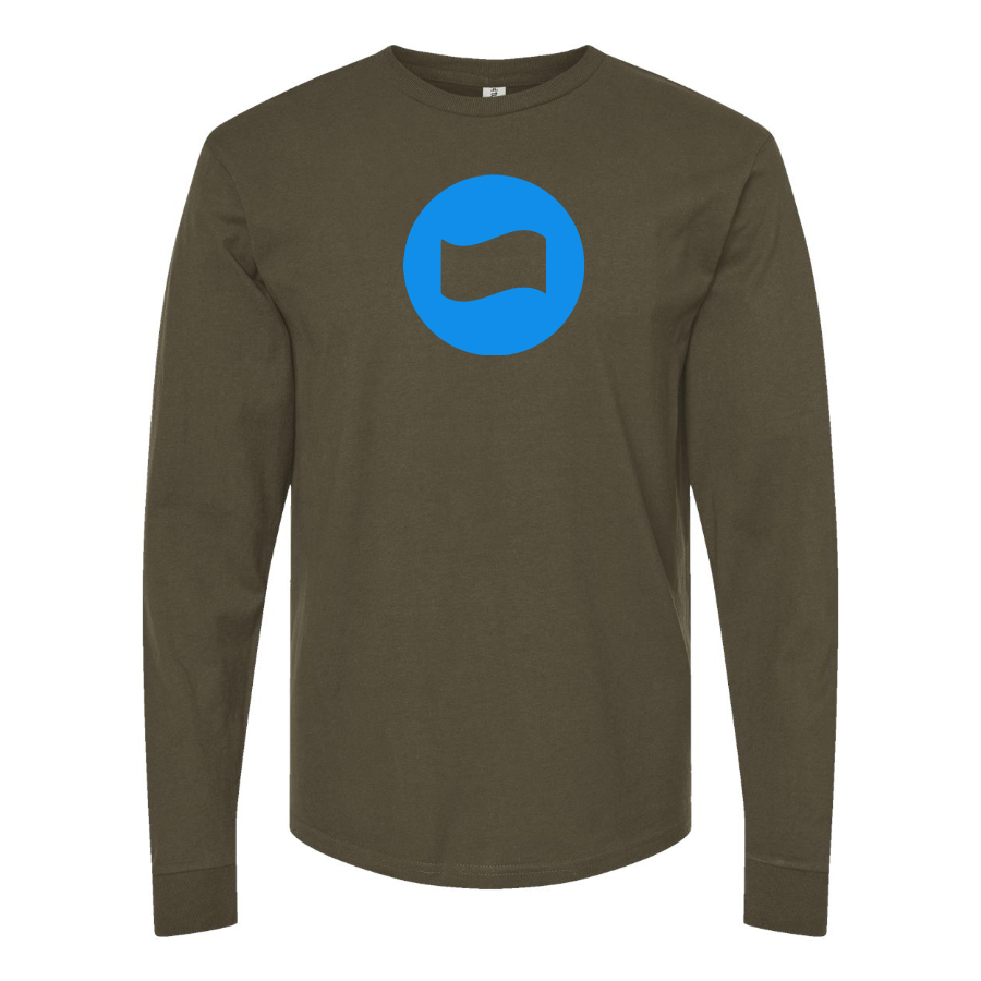 Men's Dana Logo Cotton Long Sleeve T-Shirt