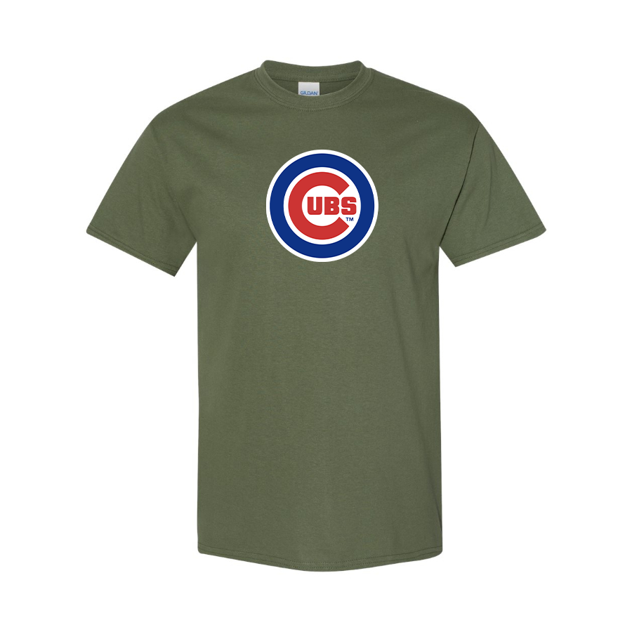 Men's Chicago Cubs Logo Cotton T-Shirt