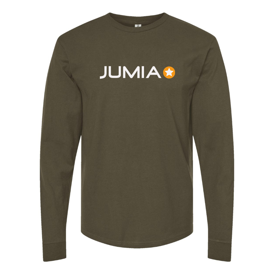 Men's Jumia Logo Cotton Long Sleeve T-Shirt