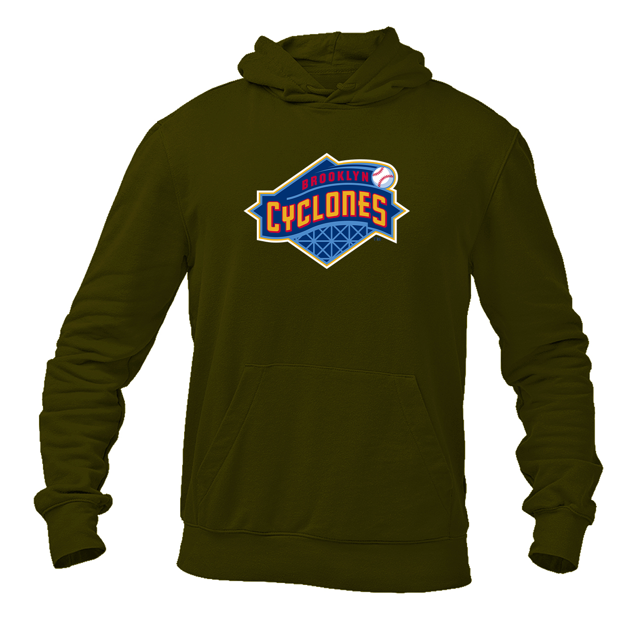 Men's Brooklyn Cyclones Logo Pullover Hoodie