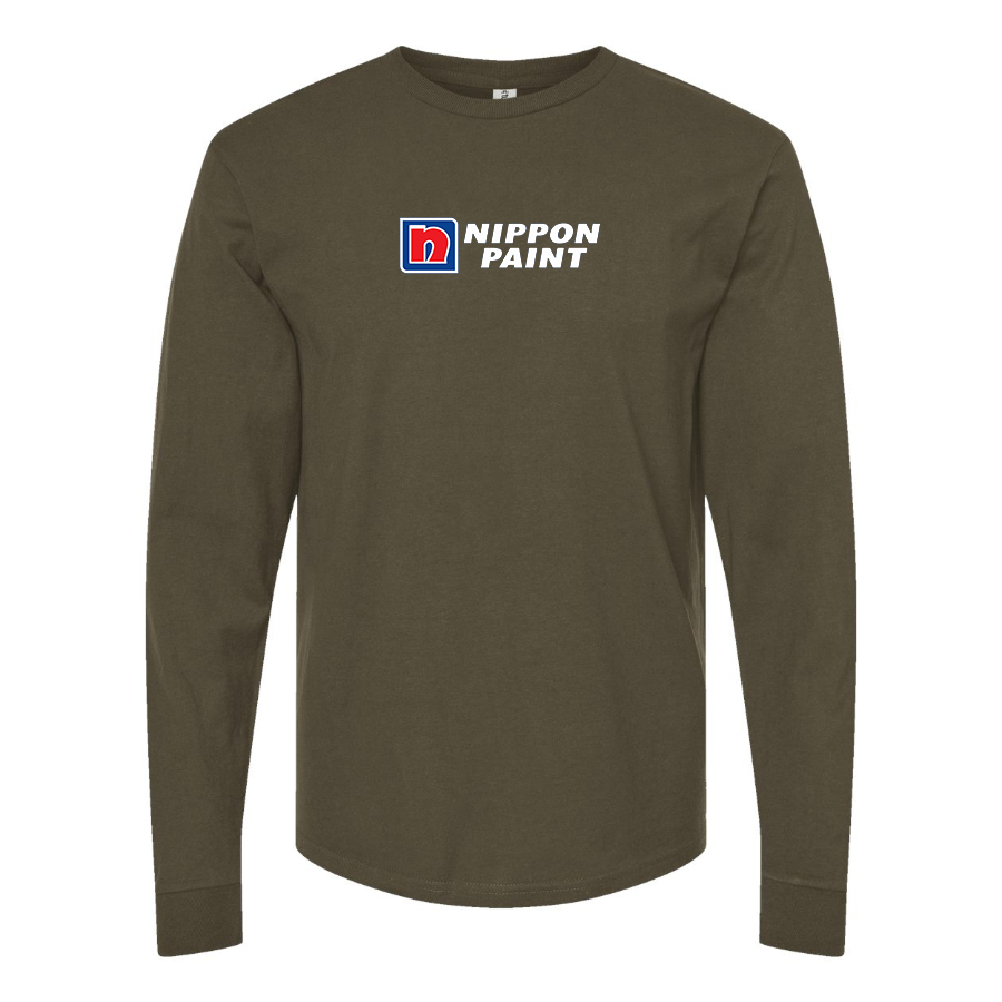 Men's Nippon Paint Logo Cotton Long Sleeve T-Shirt