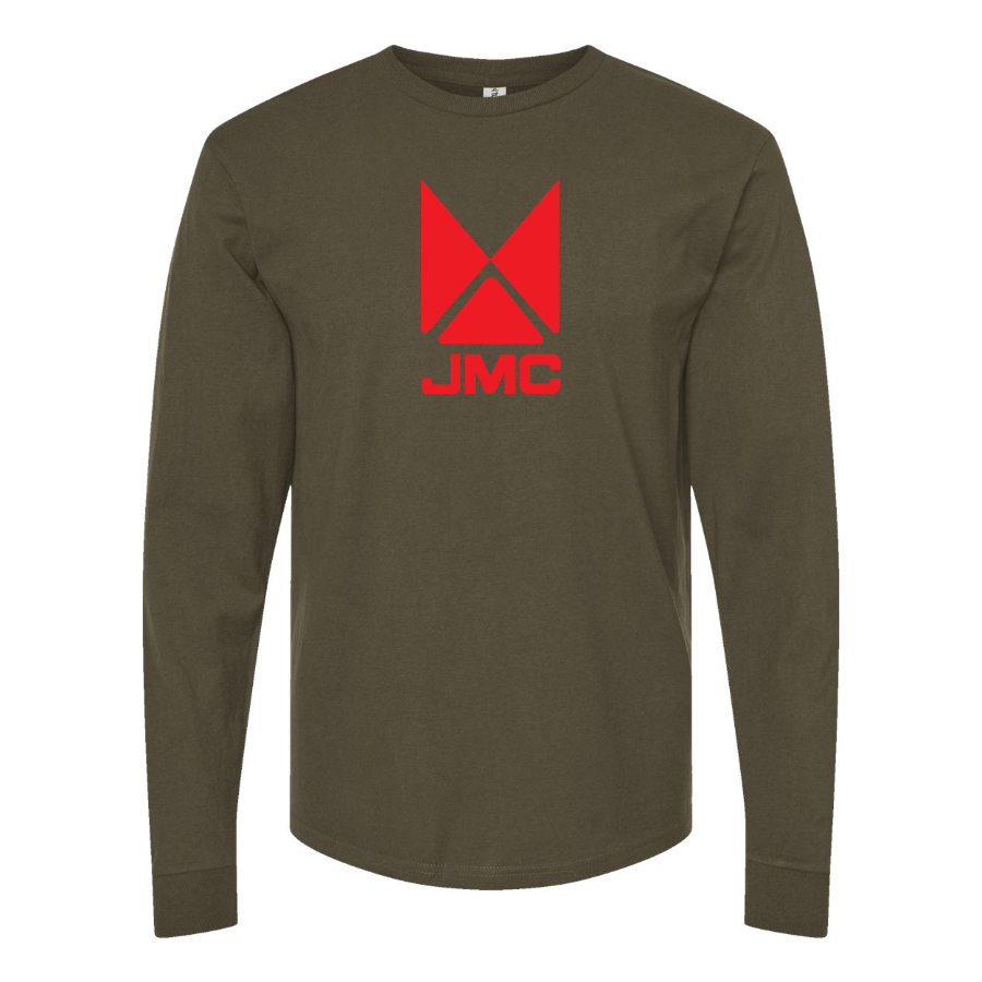 Men's Jiangling Motors Corporation Logo Cotton Long Sleeve T-Shirt