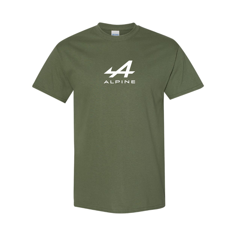 Men's Alpine Motor Logo Cotton T-Shirt