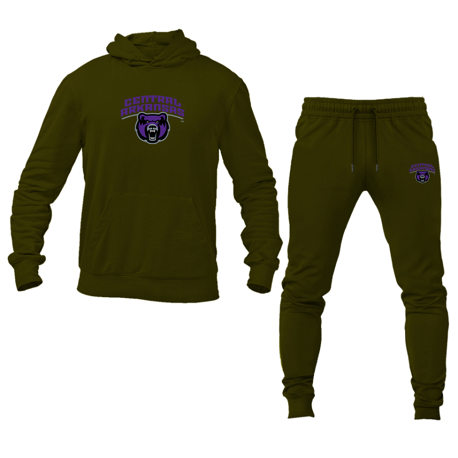 Men's Central Arkansas Bears Hoodie Joggers Set