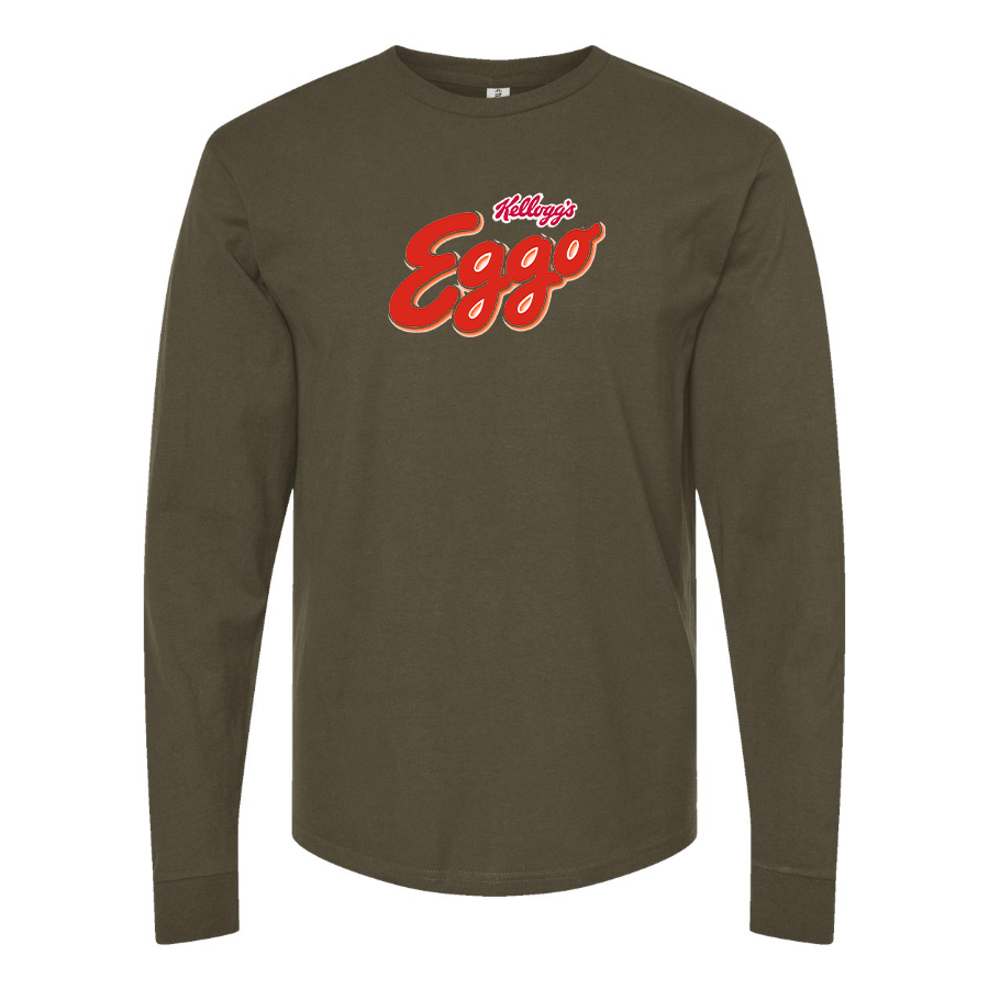 Men's Eggo Logo Cotton Long Sleeve T-Shirt