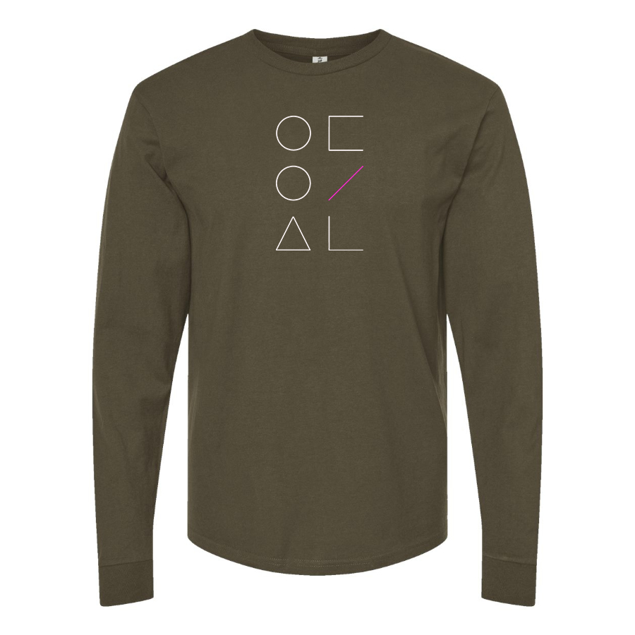 Men's LOONA Logo Cotton Long Sleeve T-Shirt