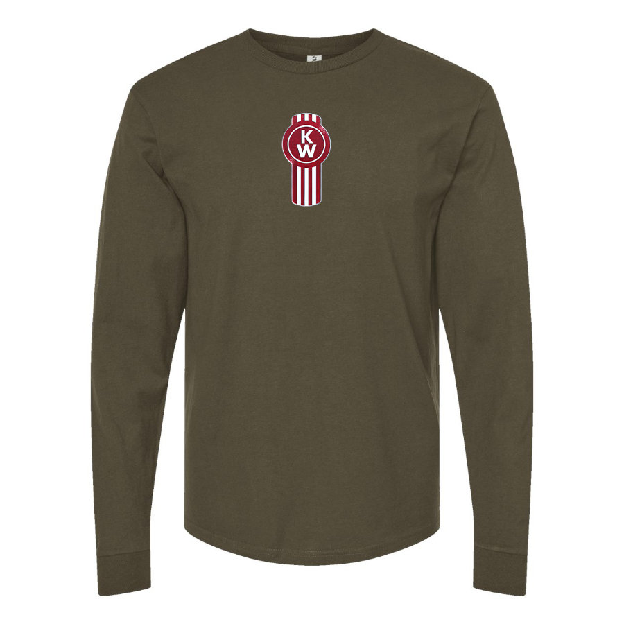 Men's Kenworth Logo Cotton Long Sleeve T-Shirt