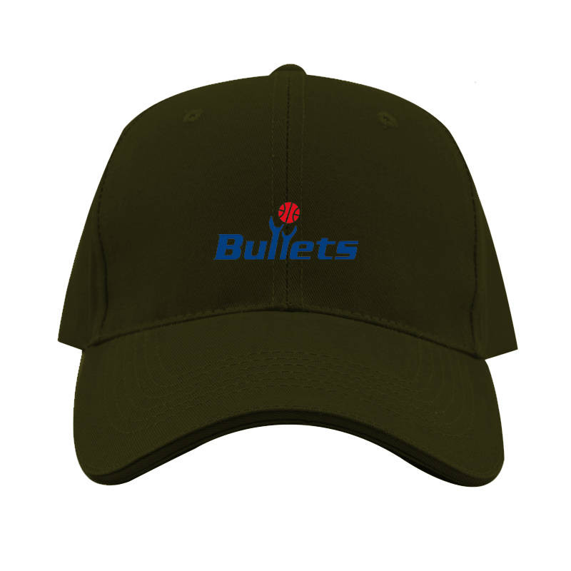 Baltimore Bullets Logo Dad Baseball Cap Hat