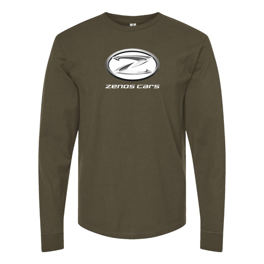 Men's Zenos Cars Logo Cotton Long Sleeve T-Shirt