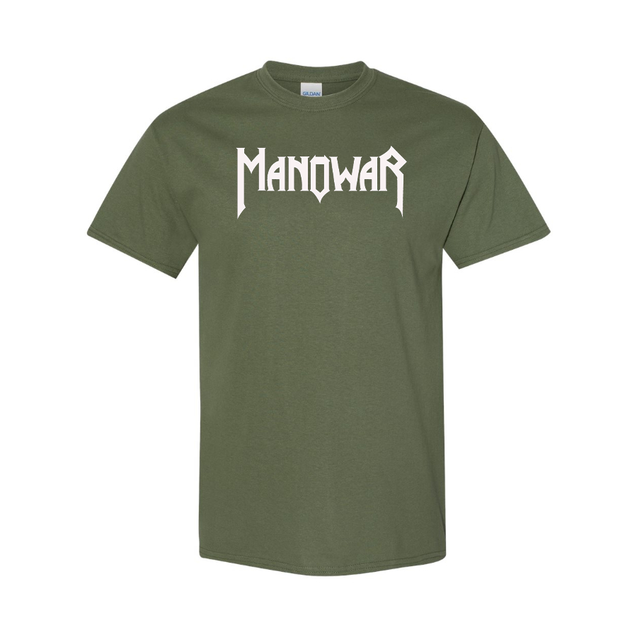 Men's Manowar Logo Cotton T-Shirt