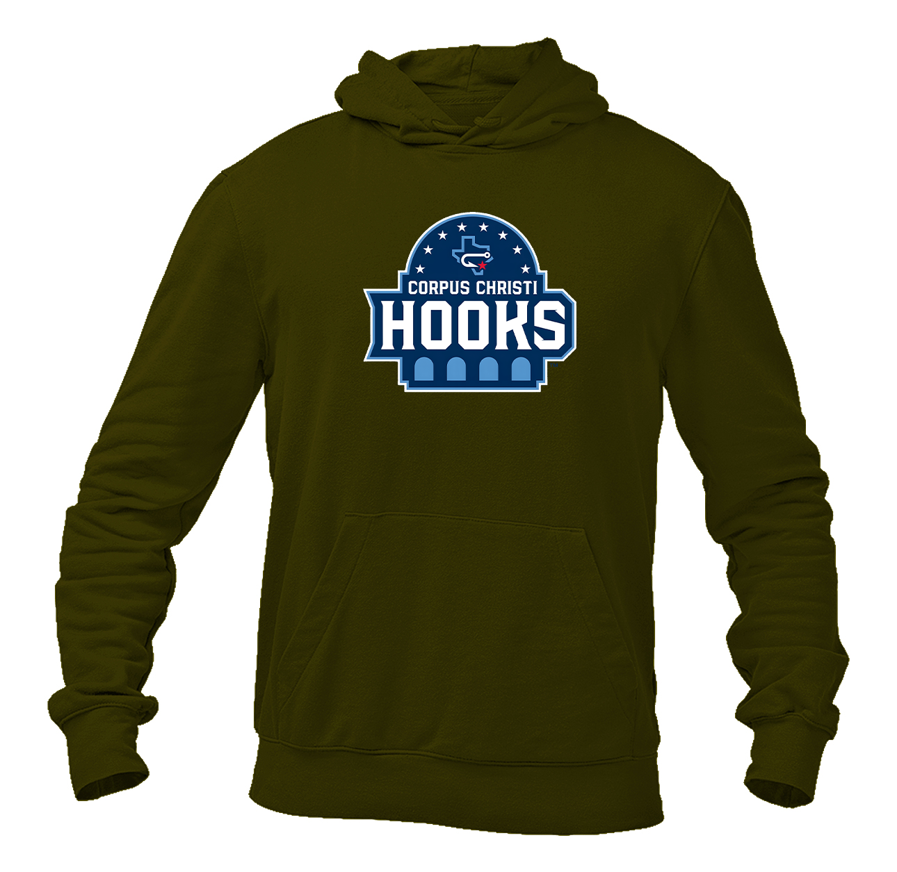 Men's Corpus Christi Hooks Logo Pullover Hoodie