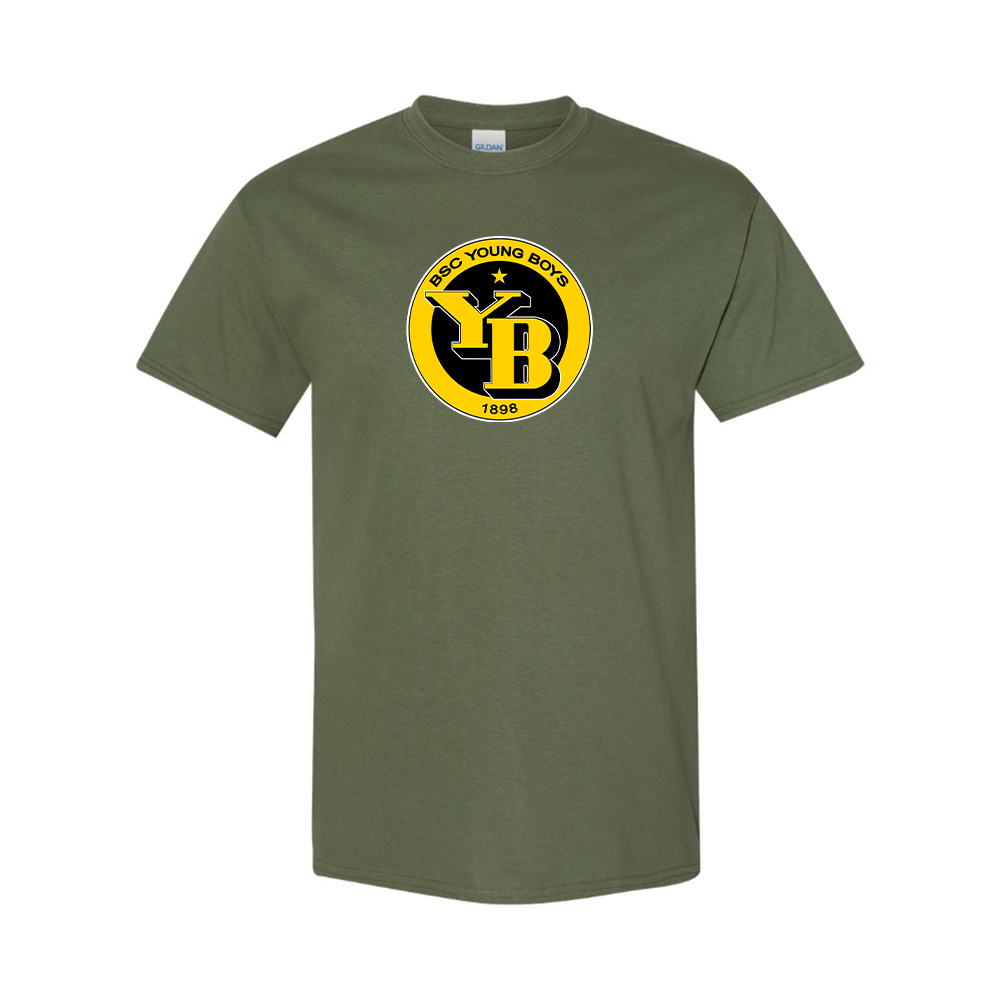 Men's Young Boys Soccer Cotton T-Shirt