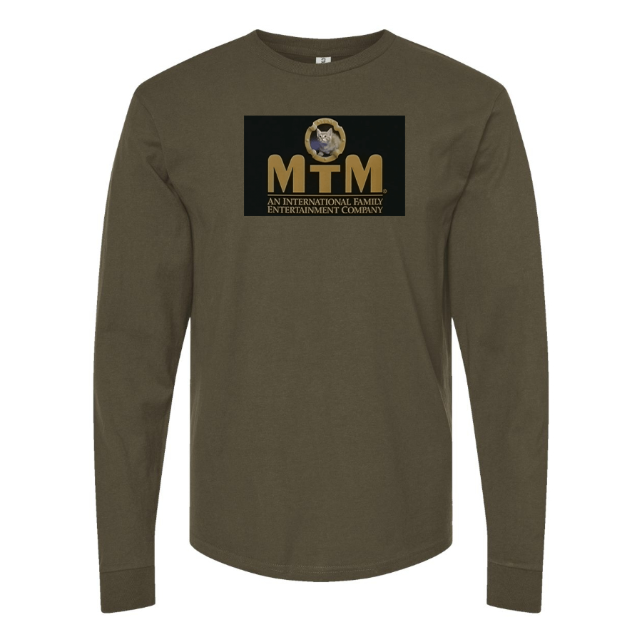 Men's MTM Logo Cotton Long Sleeve T-Shirt