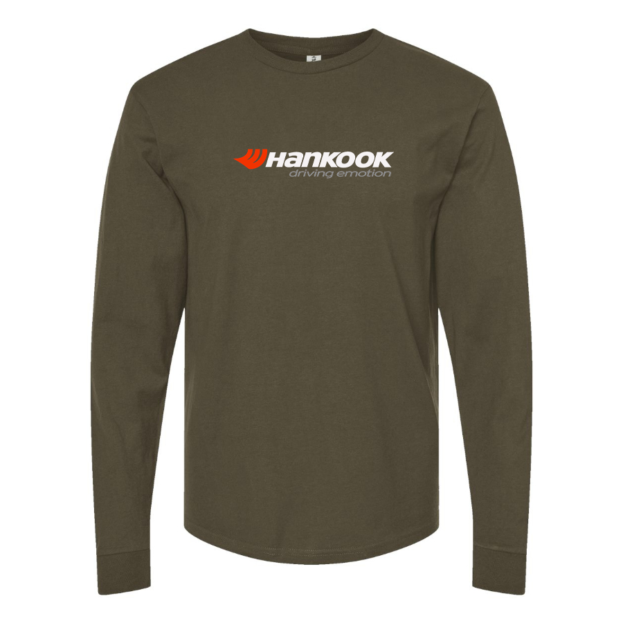 Men's Hankook Logo Cotton Long Sleeve T-Shirt