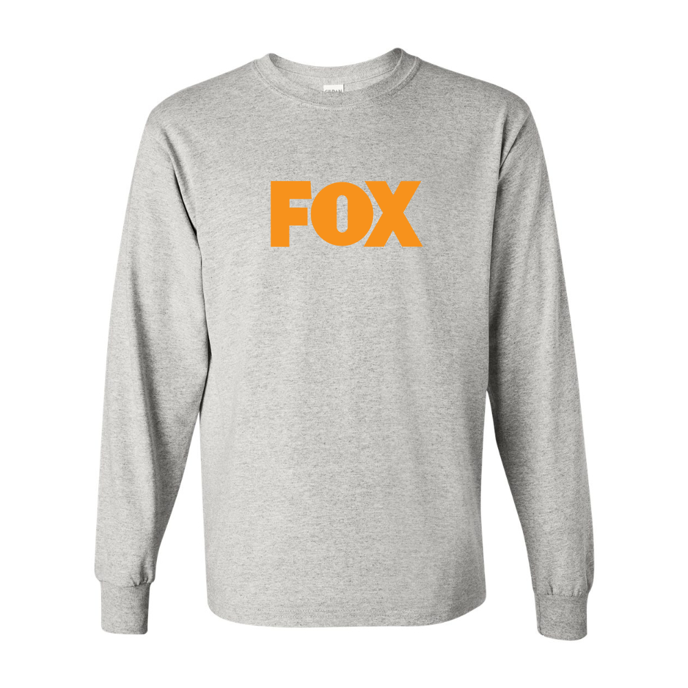 Men's Fox Gildan Heavy Cotton Long Sleeve T-Shirt