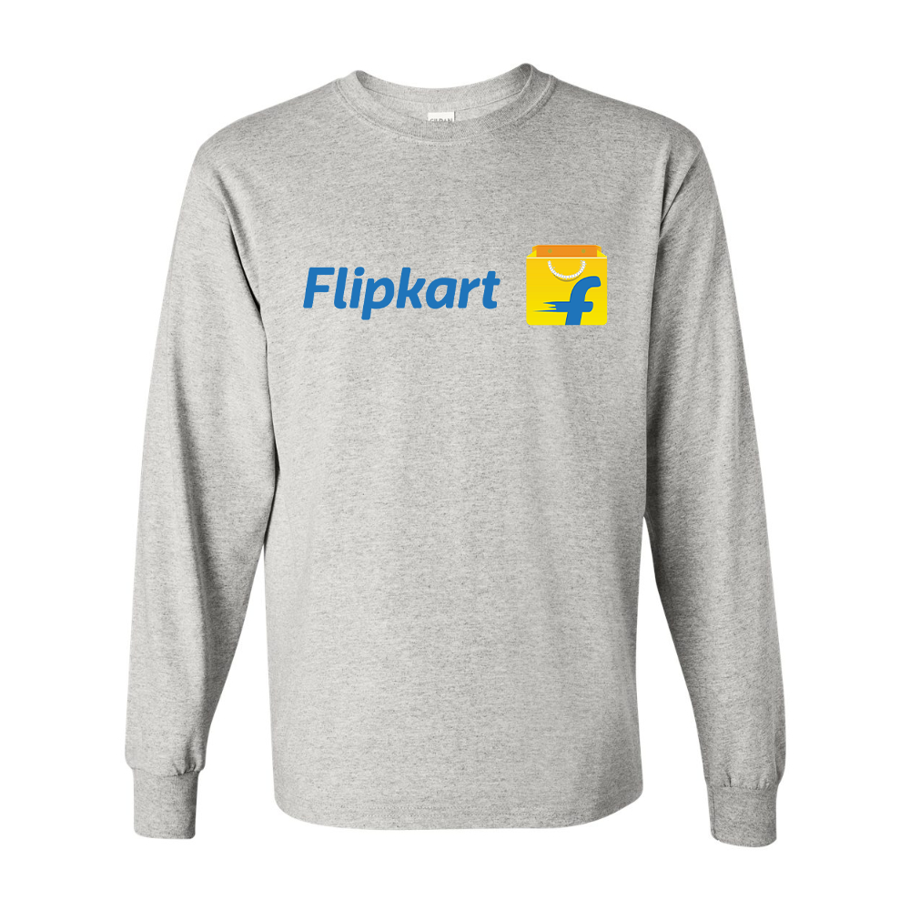 Men's Flipkart Gildan Heavy Cotton Long Sleeve T-Shirt