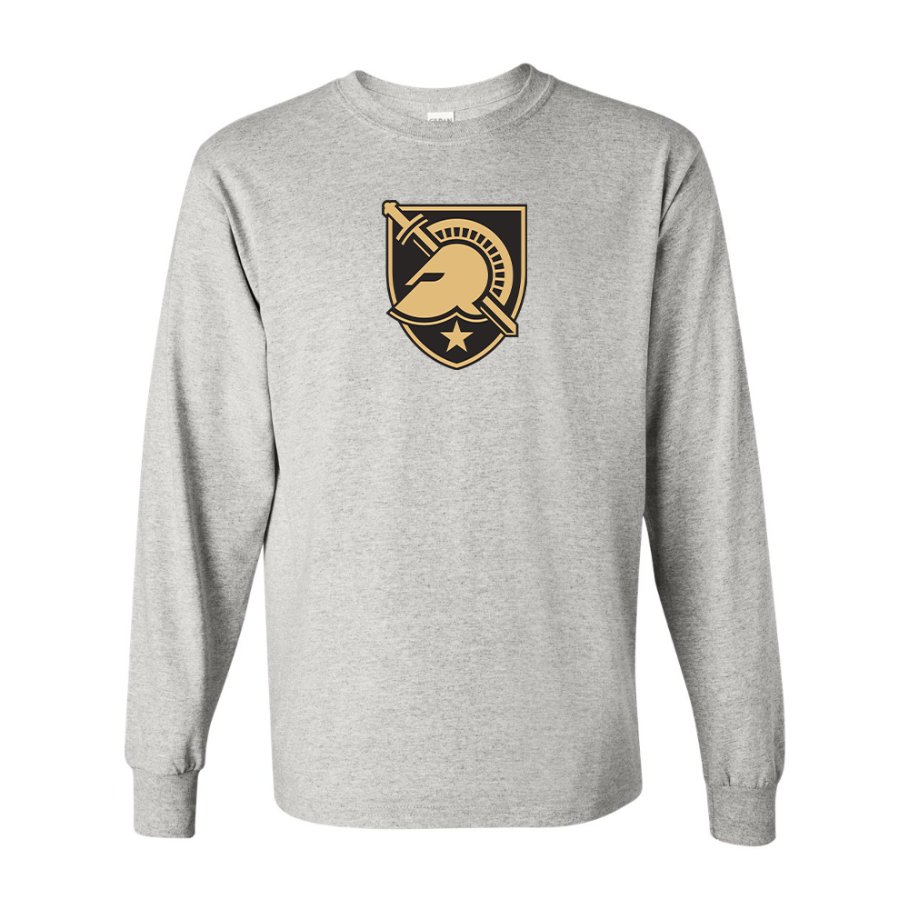 Men's Army Black Knights Gildan Heavy Cotton Long Sleeve T-Shirt