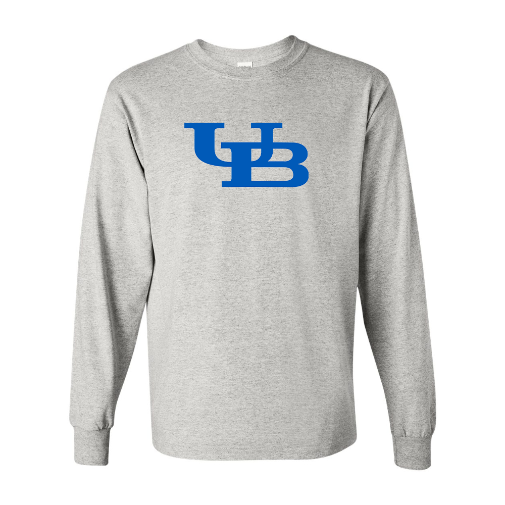 Men's Buffalo Bulls Gildan Heavy Cotton Long Sleeve T-Shirt
