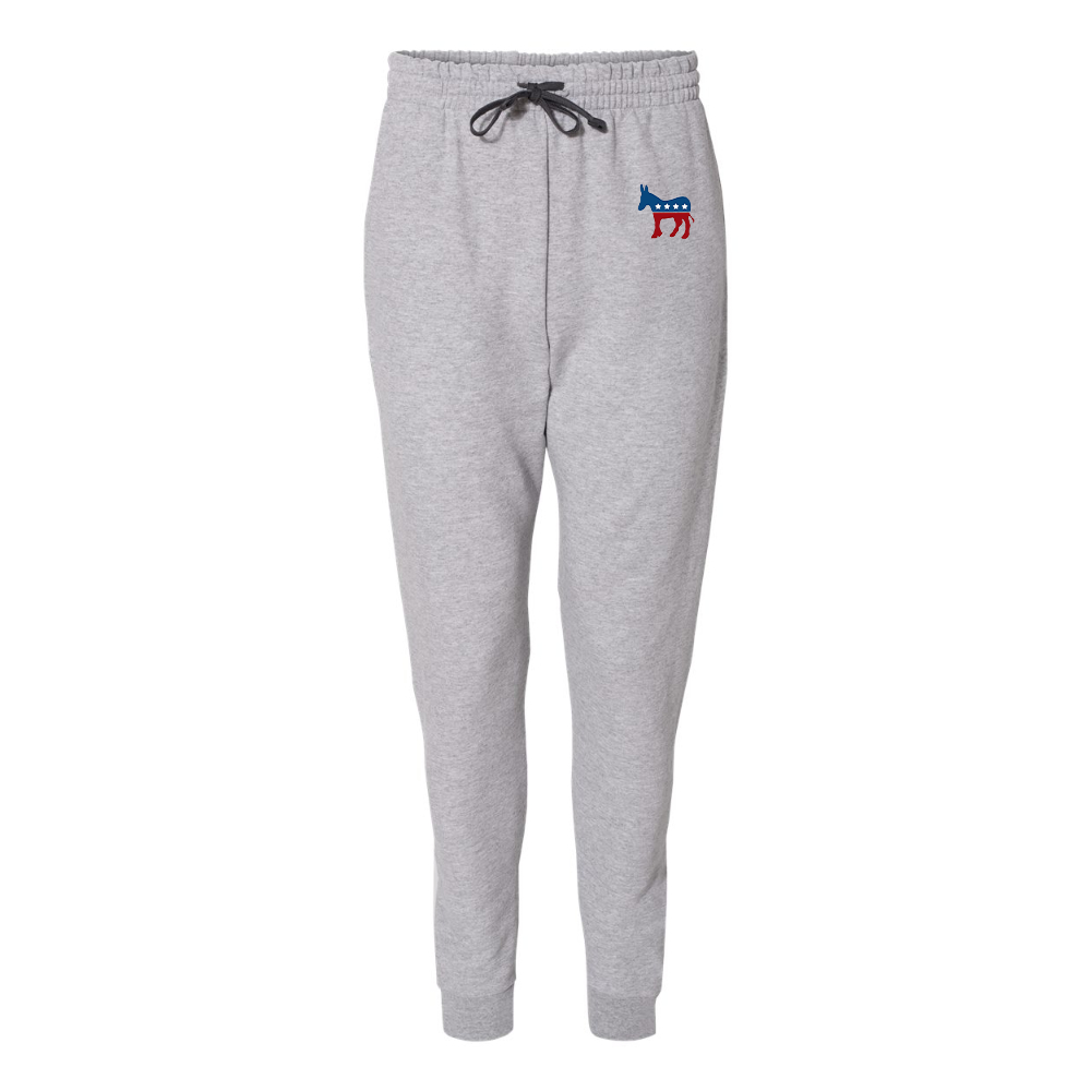 Men's Democrat Election Symbol JERZEES Nublend Joggers