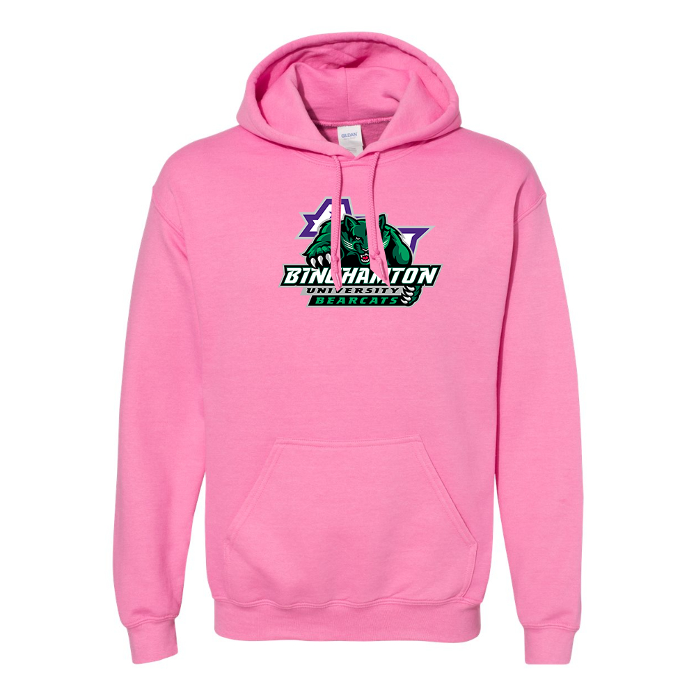 Men's Binghamton Bearcats Gildan Heavy Blend Hooded Sweatshirt