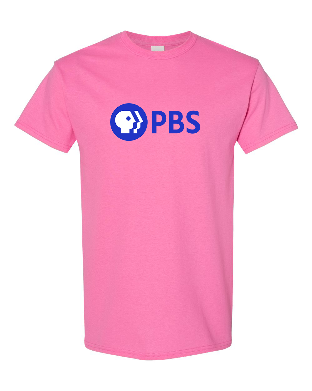 Men's PBS Blue Gildan Heavy Cotton T-Shirt