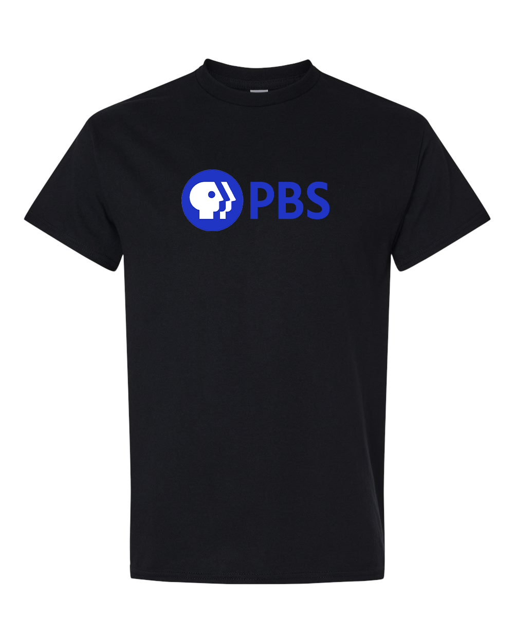 Men's PBS Blue Gildan Heavy Cotton T-Shirt