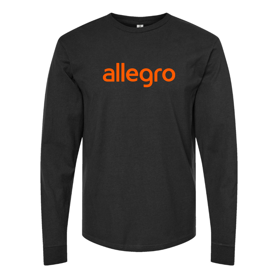 Men's Allegro Logo Cotton Long Sleeve T-Shirt