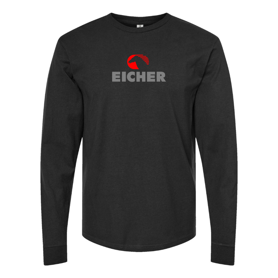 Men's Eicher Logo Cotton Long Sleeve T-Shirt