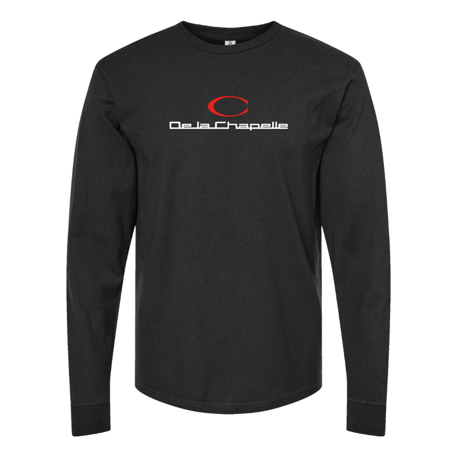 Men's De La Chapelle Logo Cotton Long Sleeve T-Shirt