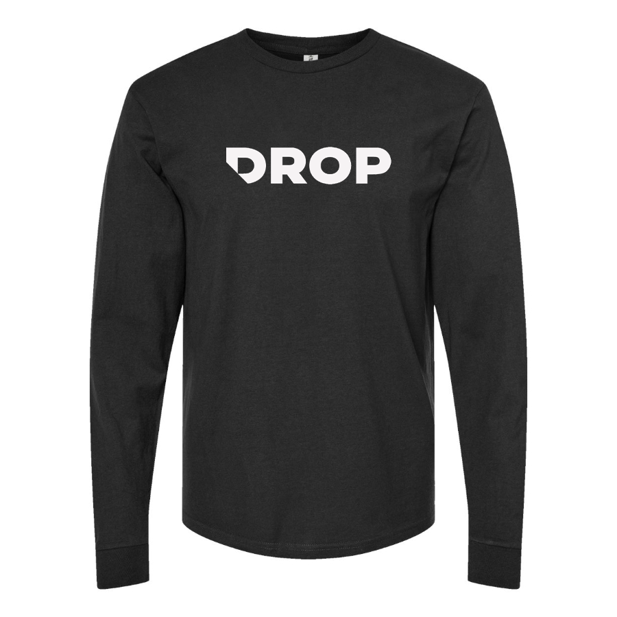 Men's Massdrop Logo Cotton Long Sleeve T-Shirt