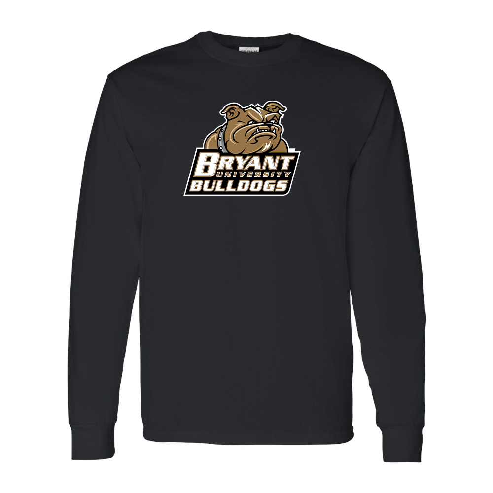 Men's Bryant Bulldogs Gildan Heavy Cotton Long Sleeve T-Shirt
