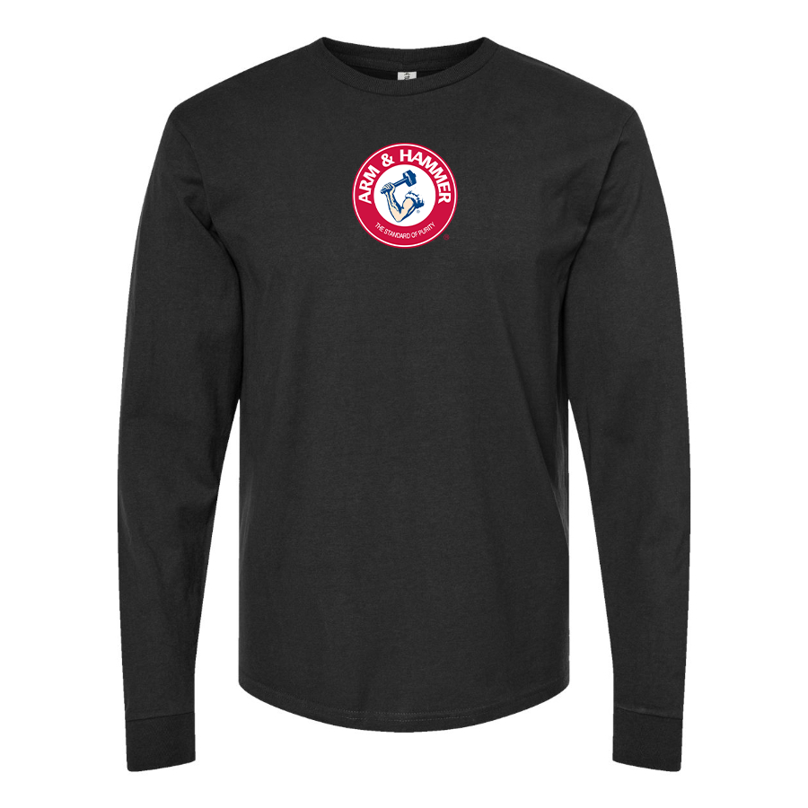 Men's Arm Hammer Logo Cotton Long Sleeve T-Shirt